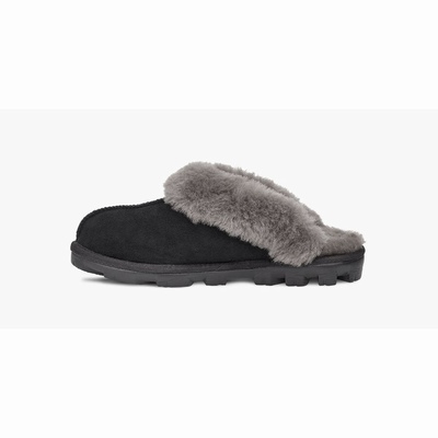 Chinelos UGG Coquette Rubber Mulher Pretas | PT-RYWHS